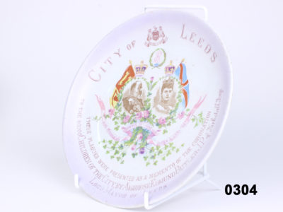 1902 Coronation Postponement Plate