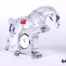 Baccarat Crystal Horse Clock