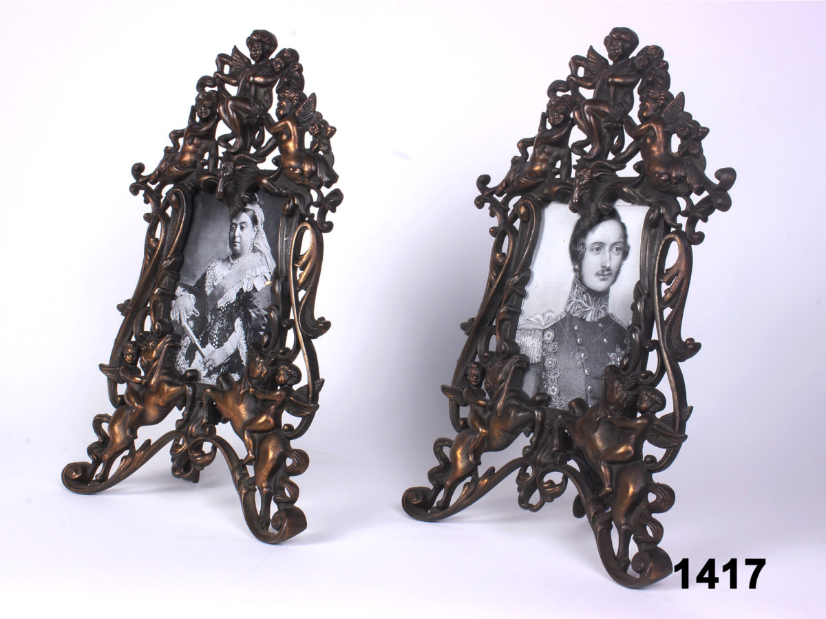 Pair Art Nouveau Photo Frames - Image 2