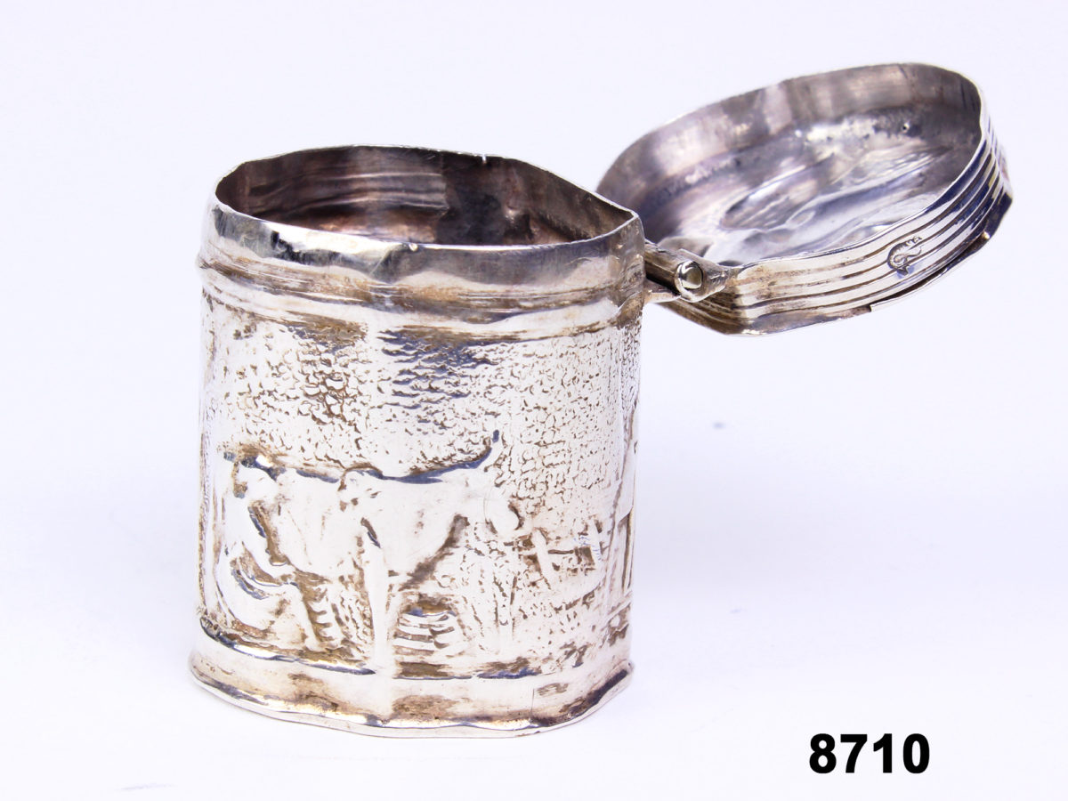 Antique Silver Pillbox - Image 2