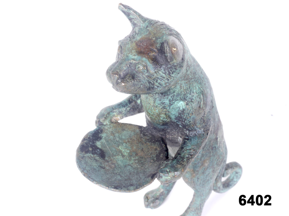 Antique Bronze Cat - Image 2