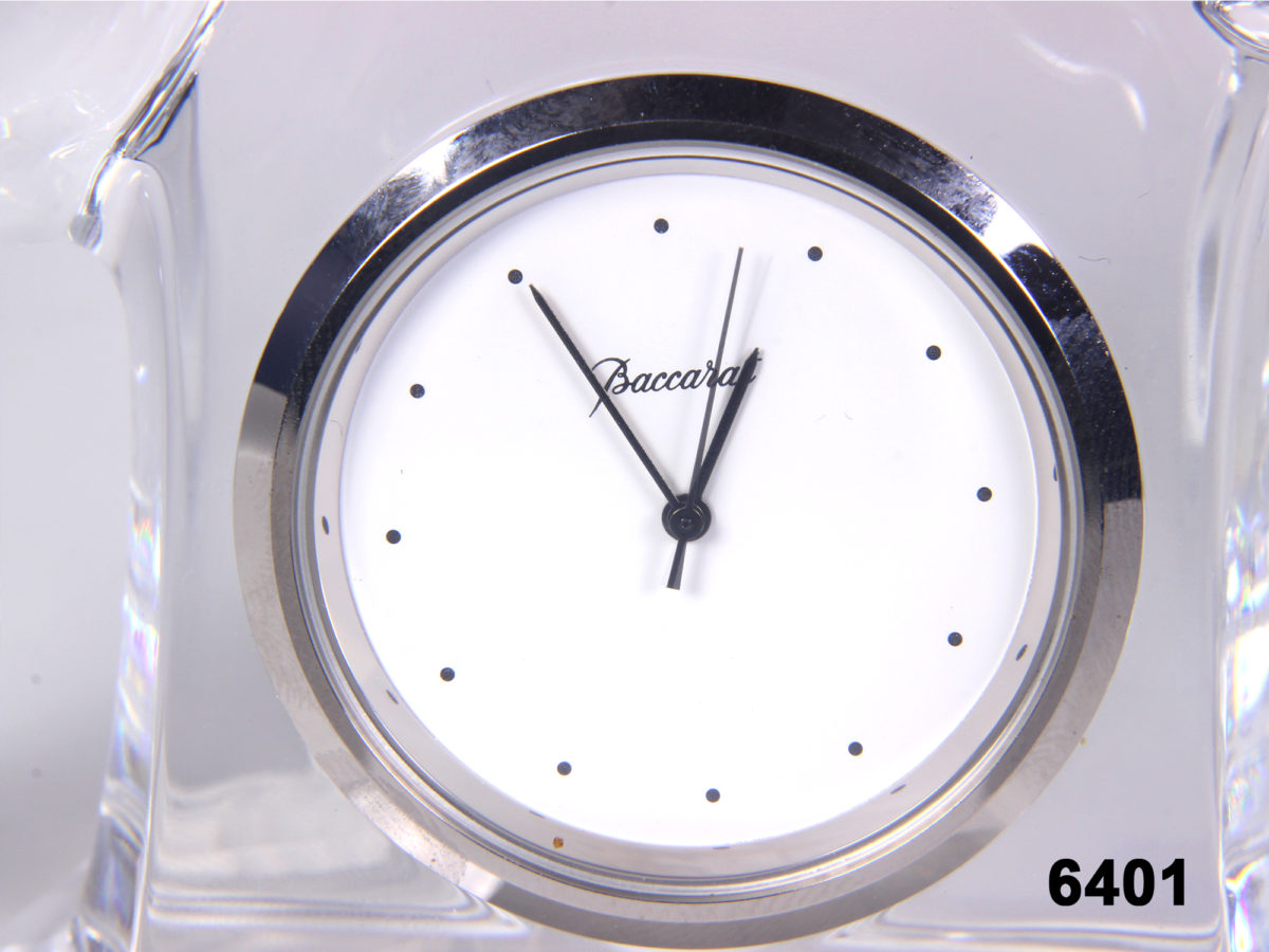 Baccarat Crystal Horse Clock - Image 5