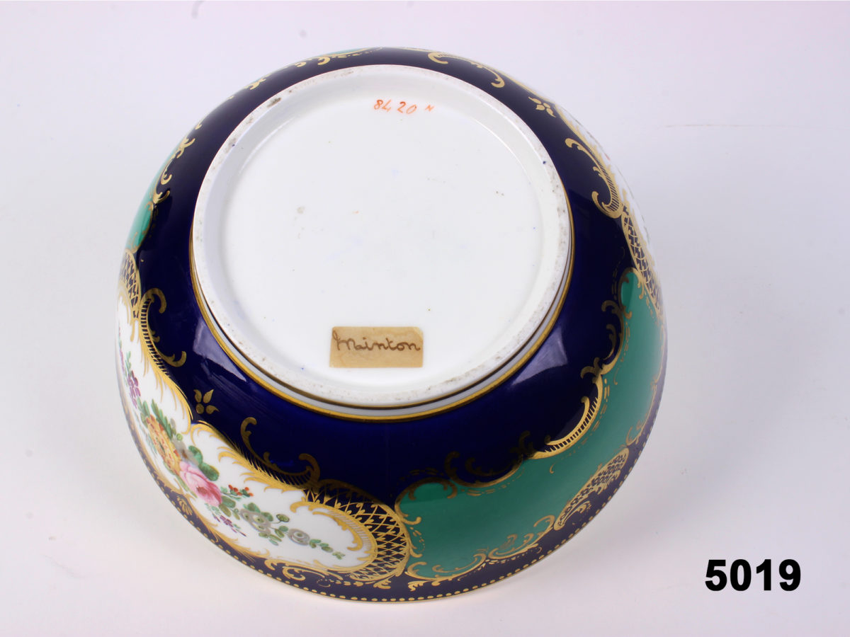 Minton Blue & Gold Bowl - Image 4