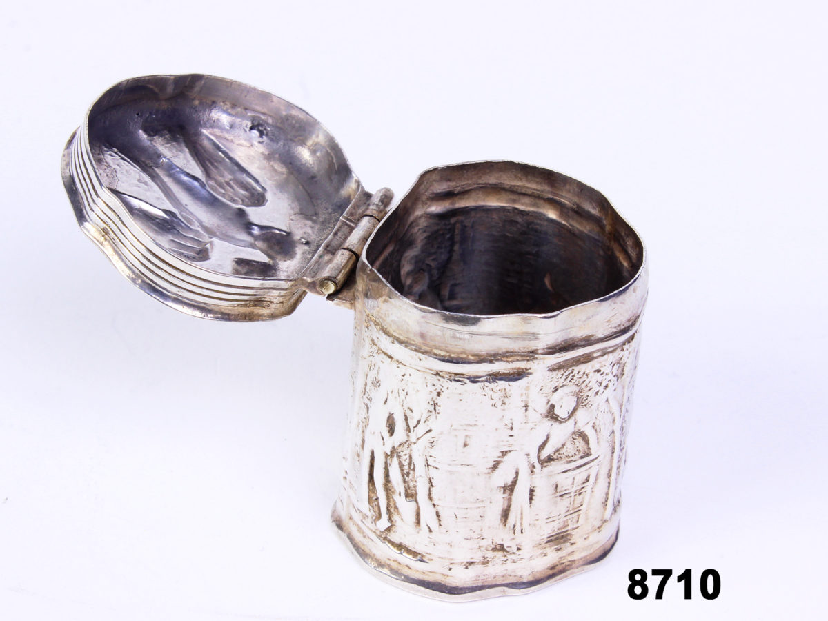 Antique Silver Pillbox - Image 3