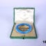 Silver and Enamel Belt Buckle