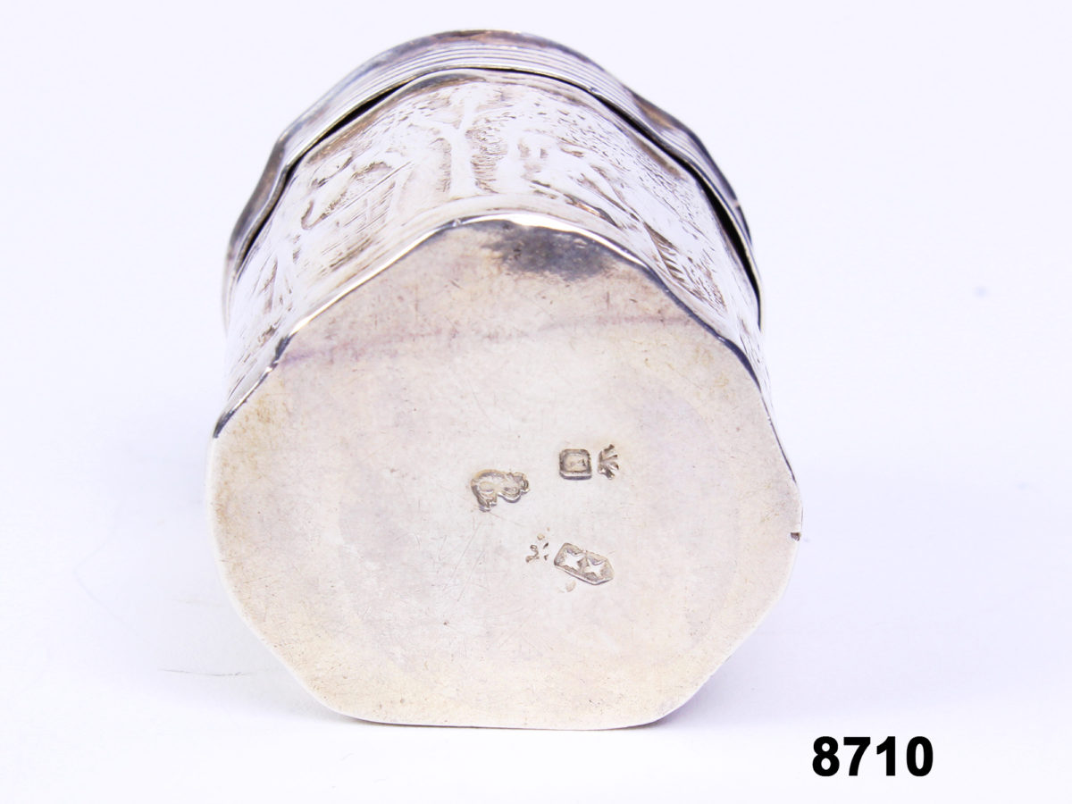 Antique Silver Pillbox - Image 5