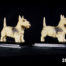Deco Metal Terriers Bookends