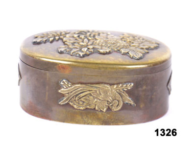 Vintage Small Oriental Brass Box