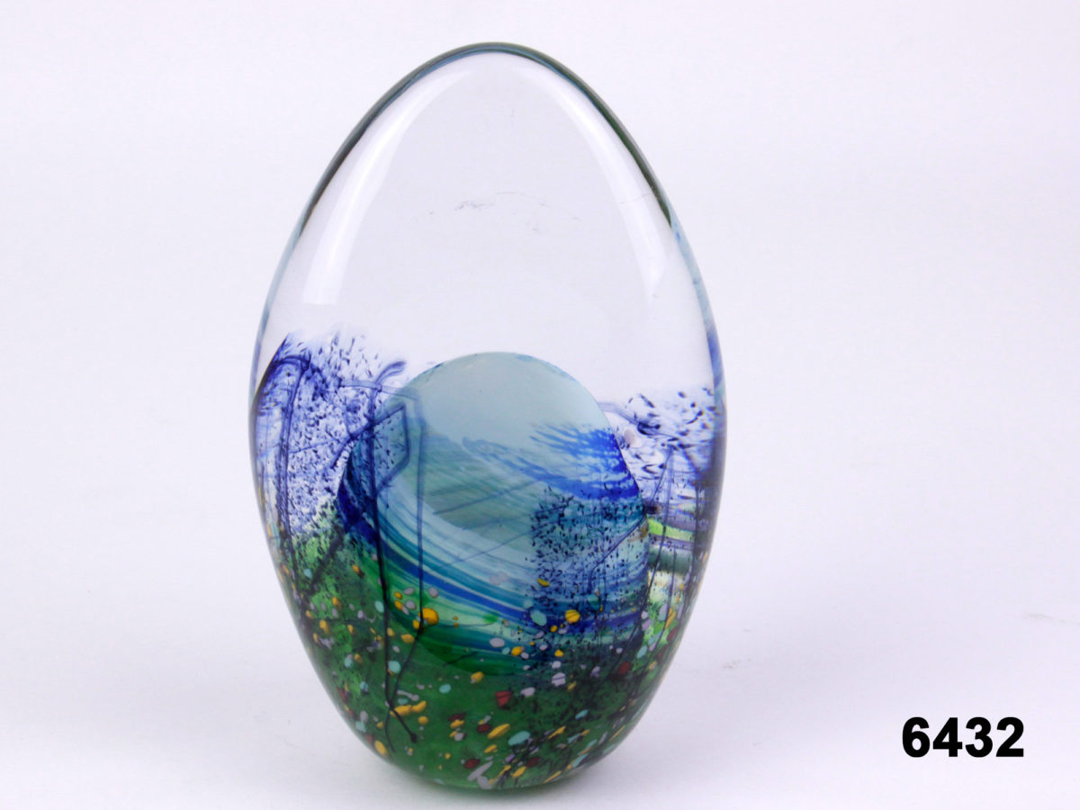 Peter Layton Signed Art Glass Paperweight - Image 2