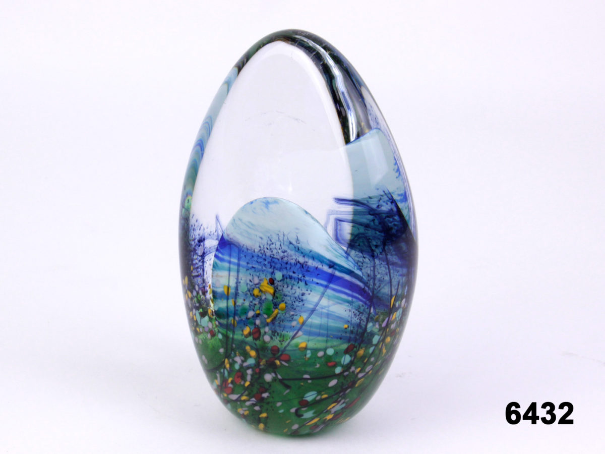 Peter Layton Signed Art Glass Paperweight - Image 3
