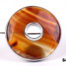 Front view of Victorian Scottish agate brooch on a silver setting from Antiques of Kingston