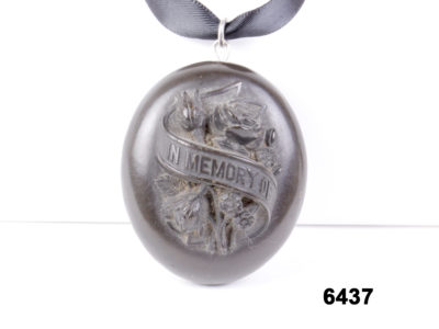 c1870 Vulcanite Locket