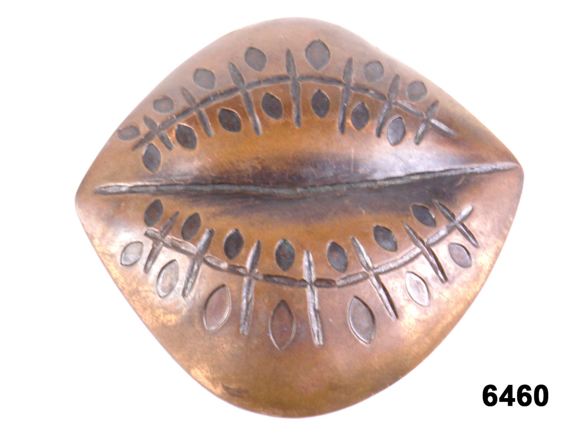 Modernist Bronze Brooch