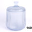 1930s Glass Biscuit Barrel