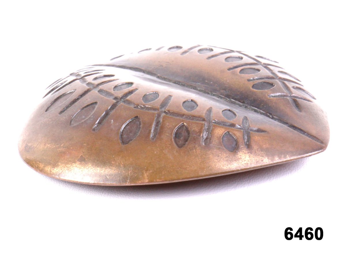 Modernist Bronze Brooch - Image 2