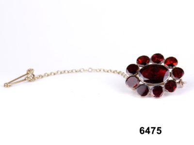 Georgian Garnet Brooch