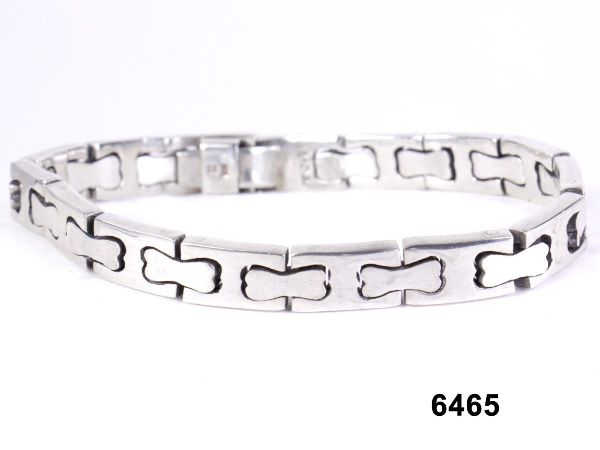 925 Taxco Mexican sterling silver link bracelet from antiques of kingston