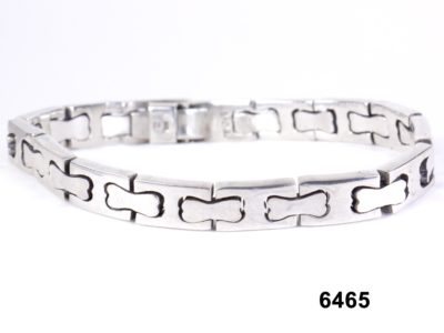 925 Taxco Mexican sterling silver link bracelet from antiques of kingston