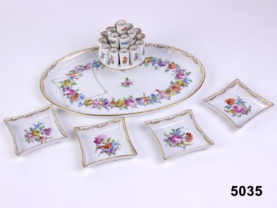 Vintage Dresden Cigarette Server