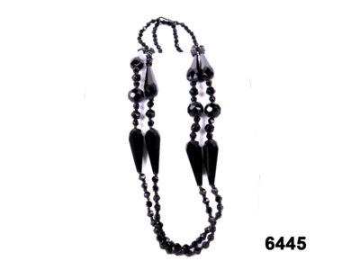 French Jet Muff Chain