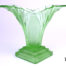 30s Deco Glass Vase