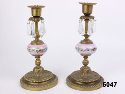 Pair Brass Candlesticks