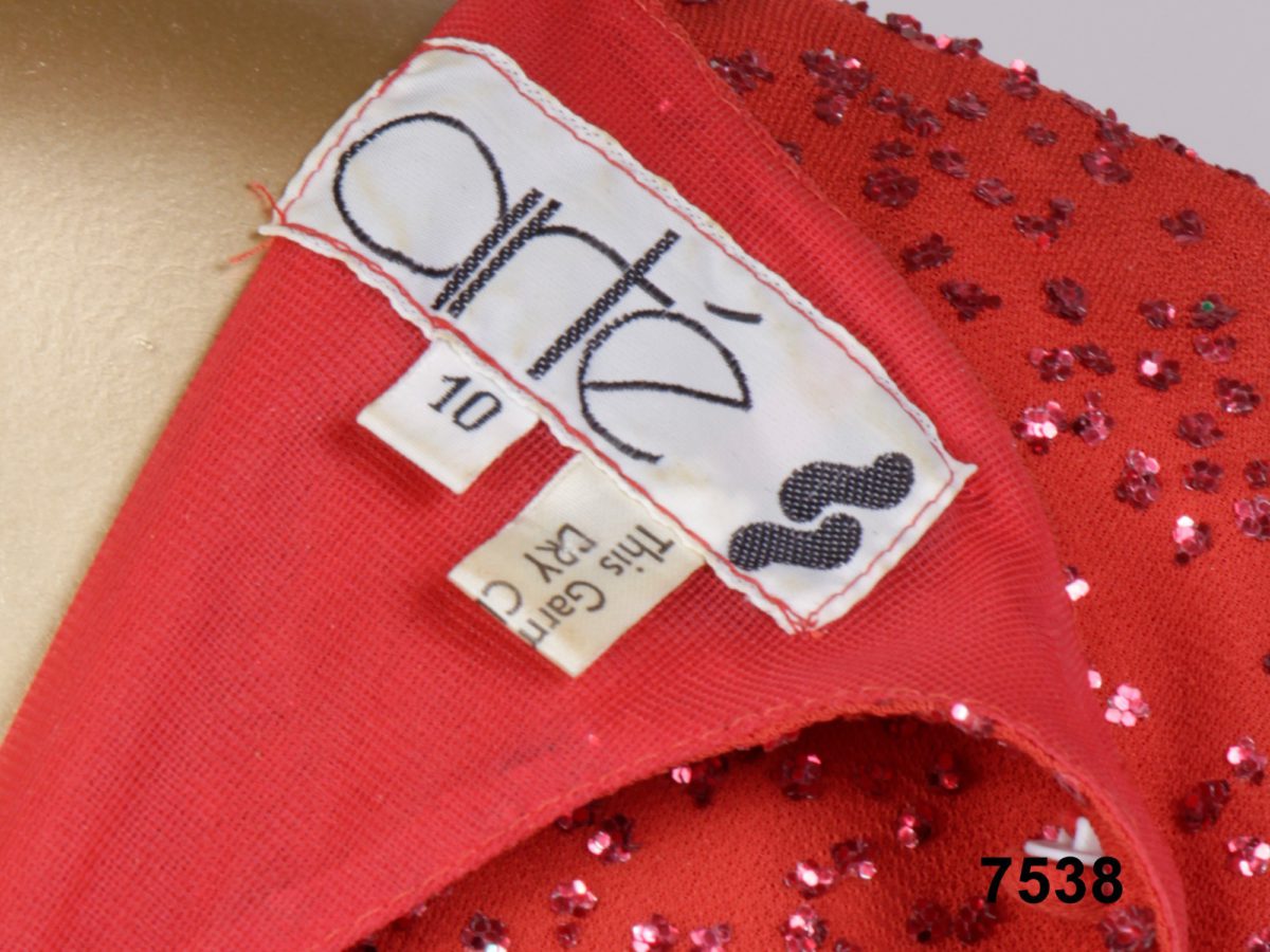 Red Glitter Dress - Image 4