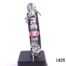 Pandora silver bracelet fully loaded with 22 charms Main photo showing bracelet on display stand