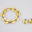 Vintage David Andersen silver and enamel set. Gilt sterling silver and yellow enamel leaf set consisting of clip-on earrings and bracelet. Enamel in excellent order on all pieces. The earring clips are in good working order with the clip part made of metal. Earring front measures approximately 20mm by 15mm. Bracelet measures 85mm in length.  Main photo of bracelet and earrings laid side by side on a flat surface
