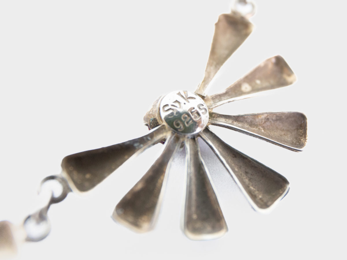 Sterling Silver Half Daisy Necklace - Image 5