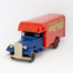 Vintage Minic clockwork delivery van. Wonderful Minic clockwork toy van including original key and box. Van measures approximately 150mm long by 46mm wide and 62mm tall. Main photo showing van only at a diagonal angle with van front in bottom left of photo.