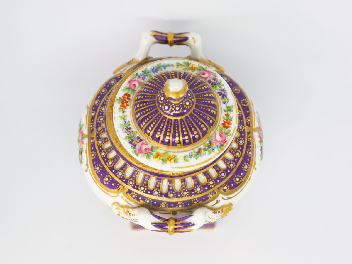 Antique Sèvres 2 Handled Lidded Urn - Image 5
