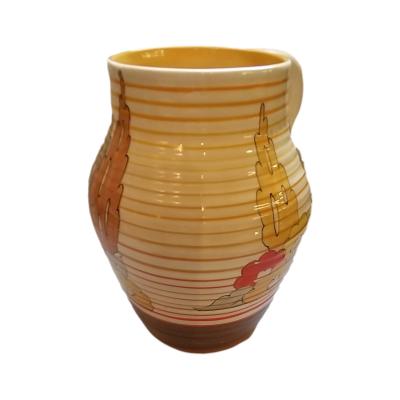 In the Orange Capri Pattern, Early 1930's, No Chips - Cracks - Hairline Cracks or Restoration, Slight Crazing to Glaze, Slight Paint Loss to Pattern, Correct Backstamp as in Photo.  COLLECT FROM STORE ONLY. Photo of side with no decoration.