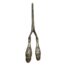 Antique Victorian sterling silver handled curling irons. Fine pair of curling irons with sterling silver handles decorated with cherubs. c1906 Birmingham Assayed & made by H. V. Pitney & Co. Width at widest when closed 54mm at handle ends. Main photo of irons with handles to the bottom centre and irons to the top of photo.
