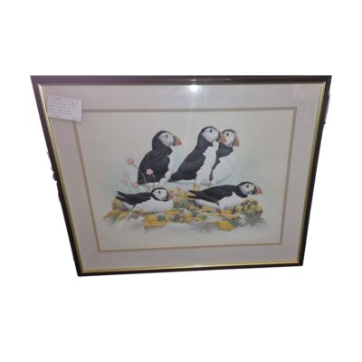 This is a study in Gouache medium by the artist Andy Graystone. This beautiful painting is framed and glazed and ready to hang. The detail and colour on this amazing painting is truly lifelike and a joy to observe. COLLECT FROM STORE ONLY. Main photo of whole picture including the frame.