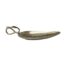 Vintage sterling silver scoop spoon by Deakin and Francis. Long slim hammered silver spoon bowl with loop necked bird handle giving an impression of a swan at rest. Full hallmark to back edge of spoon bowl for Birmingham assay c1971 and initialled to centre of spoon bowl.                      Bowl measures 80mm long by 44mm at widest. Whole spoon measures 107mm long. Main photo of spoon shown from a side angle with swan head handle to the left and tip of spoon to the right.