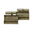 Vintage sterling silver abacus cufflinks c1960s. Fun pair of cufflinks with moving upper & lower beads. Stamped Hong Kong Sterling D.D. to the back of each. Abacus measures approximately 20mm x 10mm. Length of cufflink approximately 15mm. Main photo of both cufflinks shown from the front with one in front of the other.