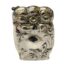 Art Nouveau style sterling silver vesta case. A generously sized vesta match case in 925 sterling silver with a lovely floral design very typical of Nouveau era. Stamped 925 on inner rim, this vesta looks as though it has never been used hence dating as modern. Very likely for use on a chatelaine with a ring clasp to the side. Main photo of vesta seen from side showing the Art Nouveau design to the sides.
