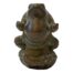 Antique small bronze figure of a frog in sumo pose. Fabulously detailed small bronze of a frog clad in sumo 'Tsuna' (rope) garment and seen in a typical sumo pose. Has a slight wobble when standing so not quite a Yokozuna. Main photo of the frog seen from the front and at an eye level angle.