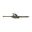 Antique bar brooch with a swallow to the centre. Sweet Edwardian bar brooch in unmarked 9 karat gold with a silver swallow encrusted with rose cut diamonds. The pin closes a little loose and needs attention. Main photo of brooch seen from the front with the swallow bird to the centre of the bar